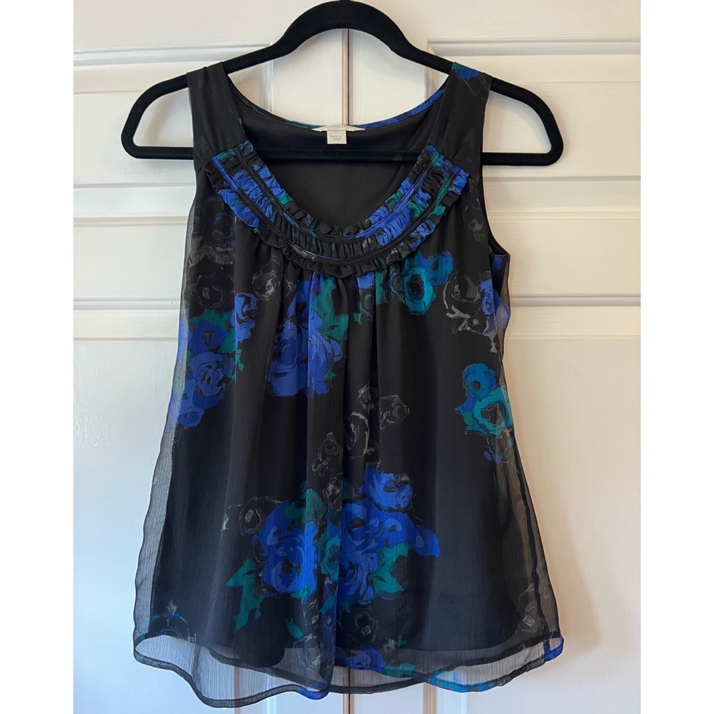 New York and Company, Black Floral sleeveless blouse